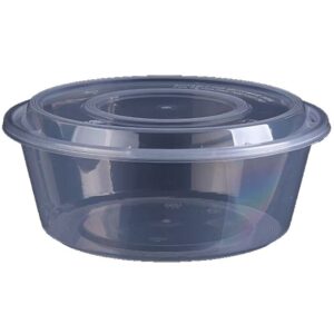 Round Thickened Transparent Disposable Takeaway Boxes - Fruit, Crayfish & Hot Pot Containers