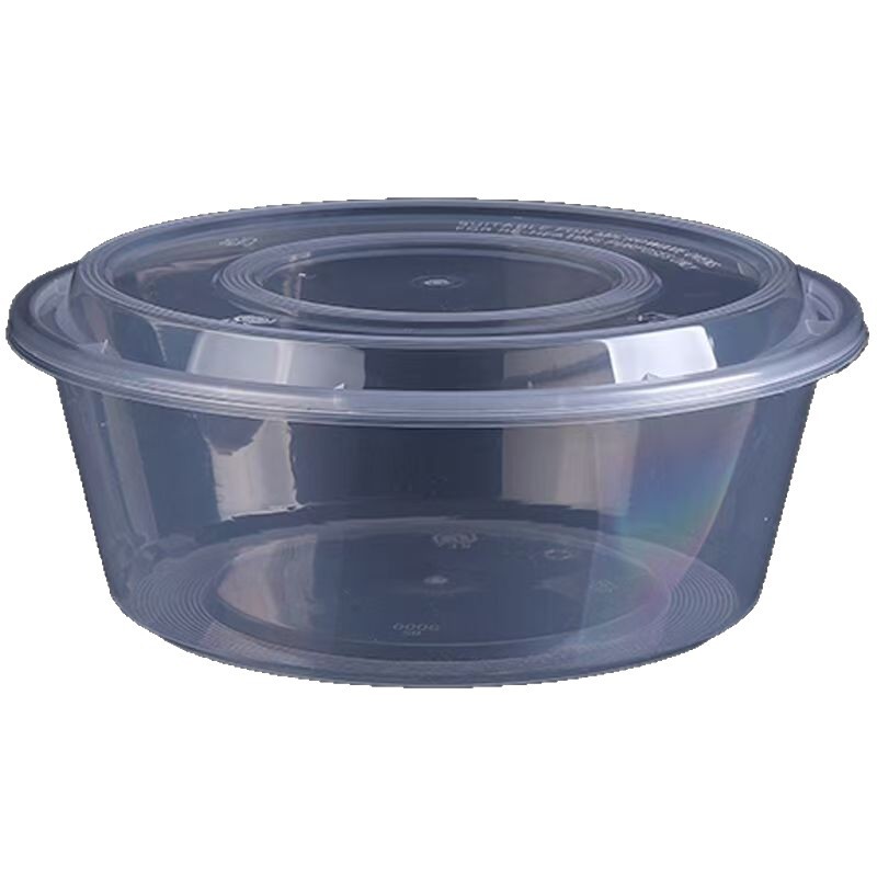 Round Thickened Transparent Disposable Takeaway Boxes - Fruit, Crayfish & Hot Pot Containers