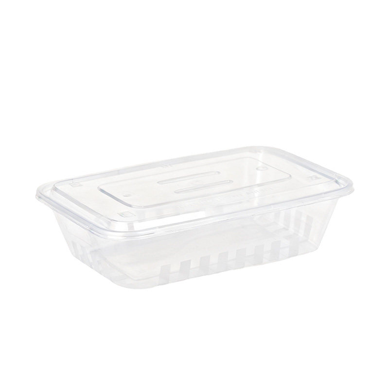Rectangular Thickened Transparent Disposable Meal Boxes - Bento & Takeaway Containers