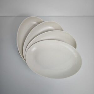 Round Thickened Rice Husk Disposable Plates - Biodegradable Eco-Friendly Serving Plates